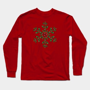 Holly Snowflake Long Sleeve T-Shirt